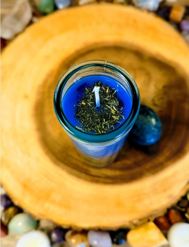 Health Uncrossing & Reversal Candle Ritual (7-Day Two-Color Hand-Poured) Clear Negative Energy, Restore Balance & Strengthen Energetic Protection