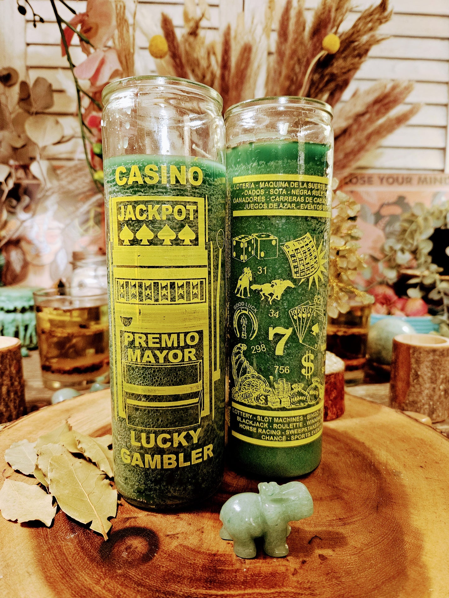 Lucky Gambler 7 Day Candle Service-Intended to enhance luck and success in games of chance and financial ventures.