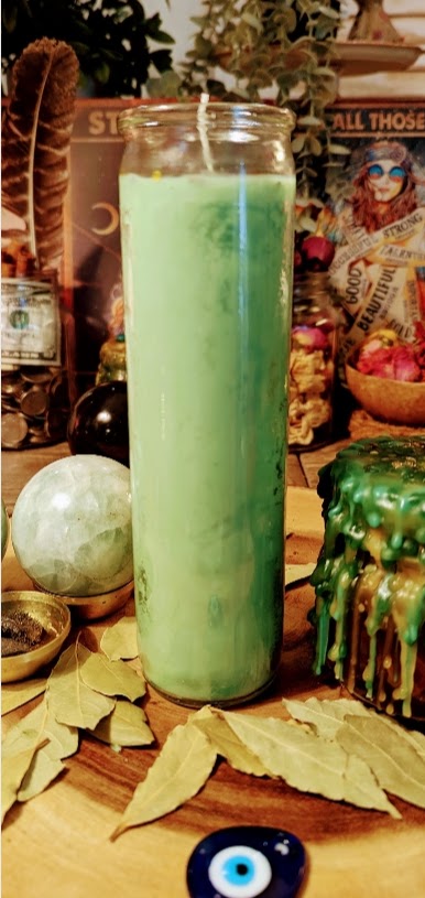 Infused Hand-Poured Money Magnet Candle Ritual (7-Day) — Income, Opportunity & Financial Flow