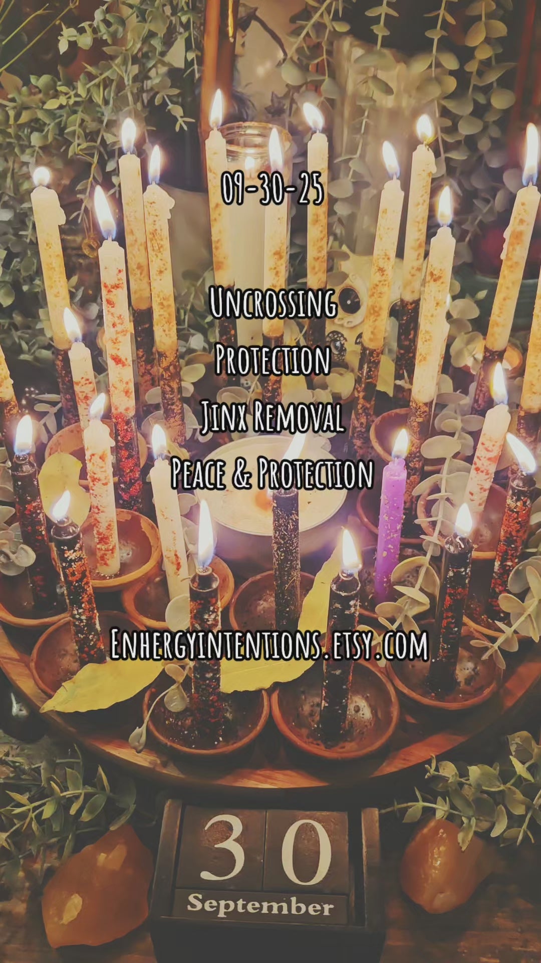 Uncrossing Candle Ritual- Intended to clear curses, hexes, evil eye, envy, ill wishes placed on you, blocks. Start here.