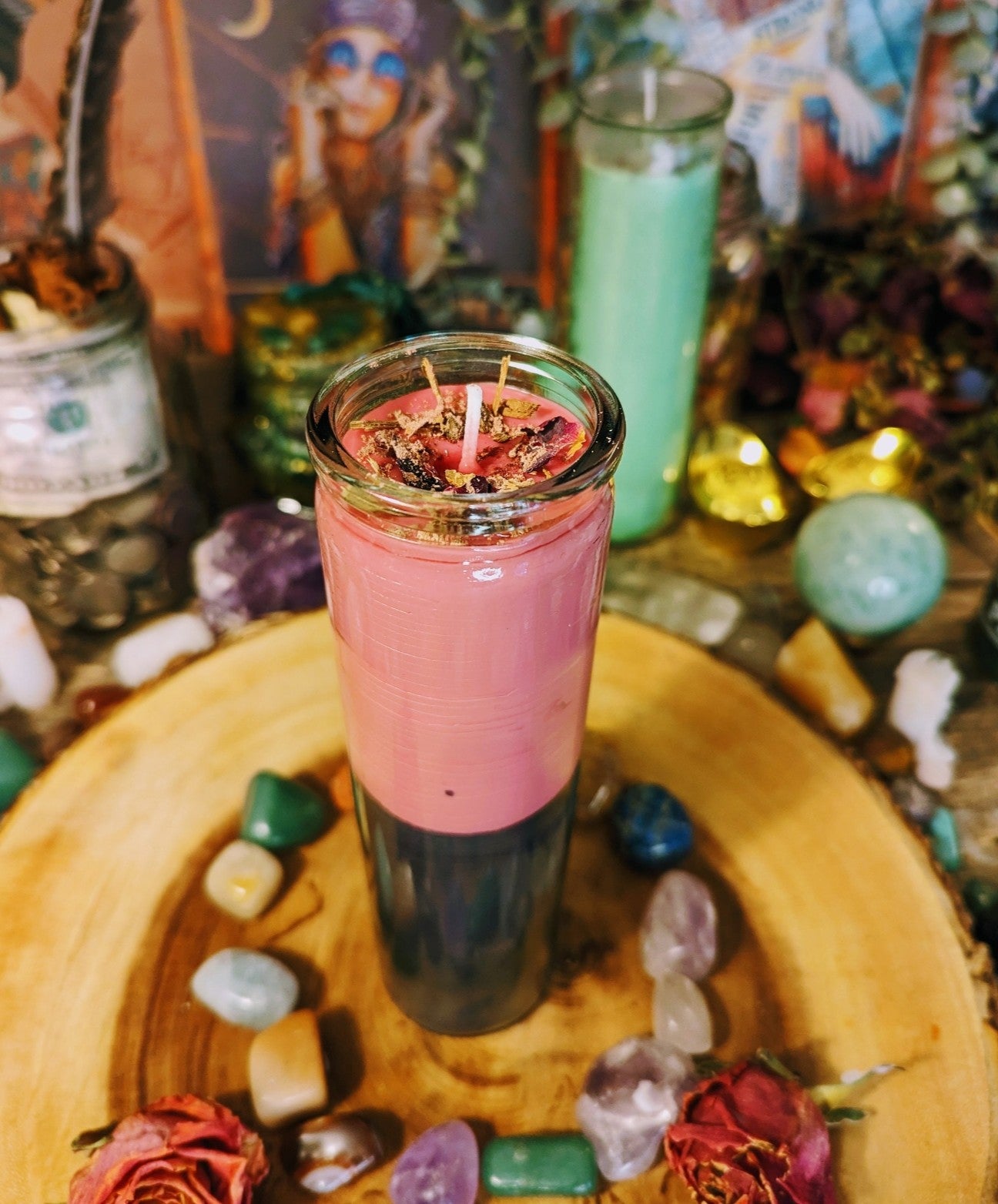 Love Uncrossing & Reversal Candle Ritual (7-Day Hand-Poured) Spiritual Cleansing to Remove Interference & Restore Healthy Relationship Energy