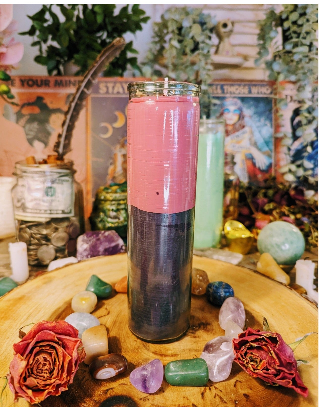 Love Uncrossing & Reversal Candle Ritual (7-Day Hand-Poured) Spiritual Cleansing to Remove Interference & Restore Healthy Relationship Energy