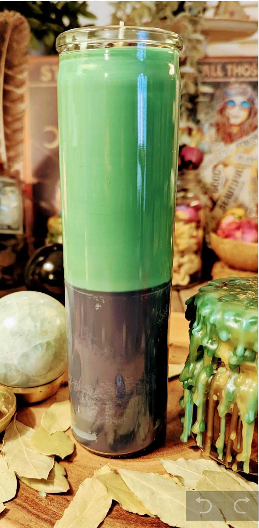 Money Uncrossing Candle Ritual (7-Day Hand-Poured) — Remove Financial Blocks & Restore Prosperity Flow