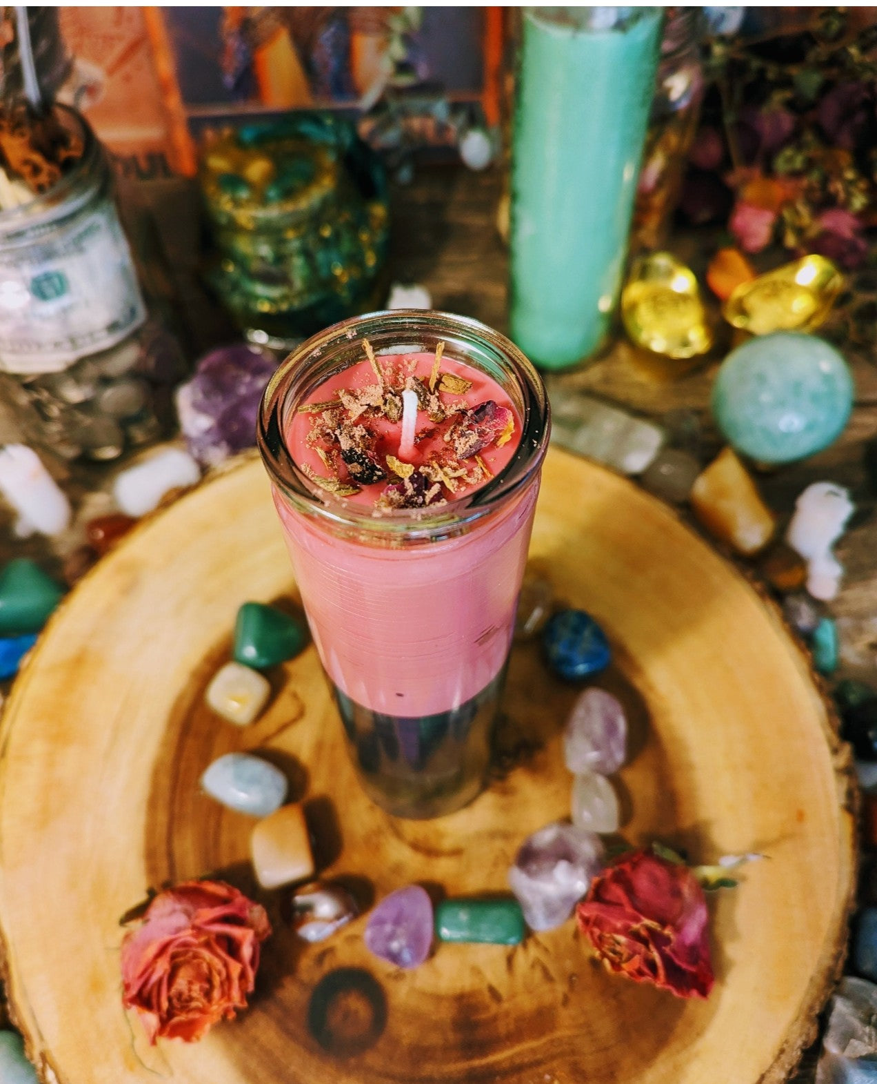 Love Uncrossing & Reversal Candle Ritual (7-Day Hand-Poured) Spiritual Cleansing to Remove Interference & Restore Healthy Relationship Energy