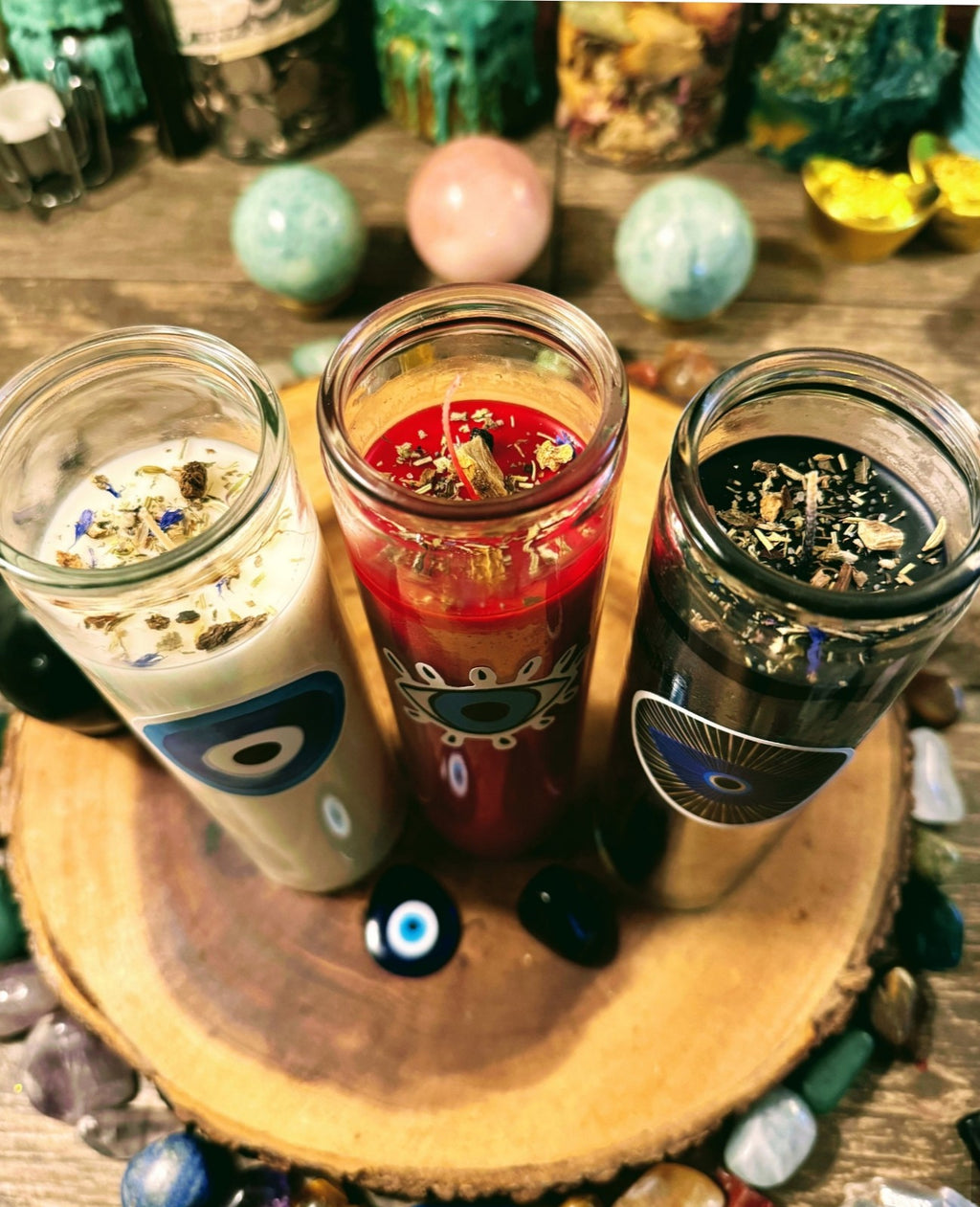 7-Day Protection & Spiritual Defense Candle Ritual (Hand-Poured)- Intended to shield against negative influence, spiritual attack, and harmful energy